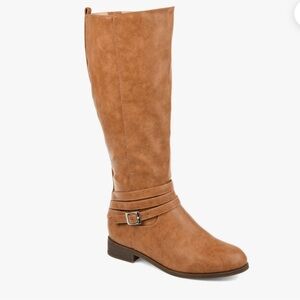 Journee Collection Women's Brown Knee High Boots New